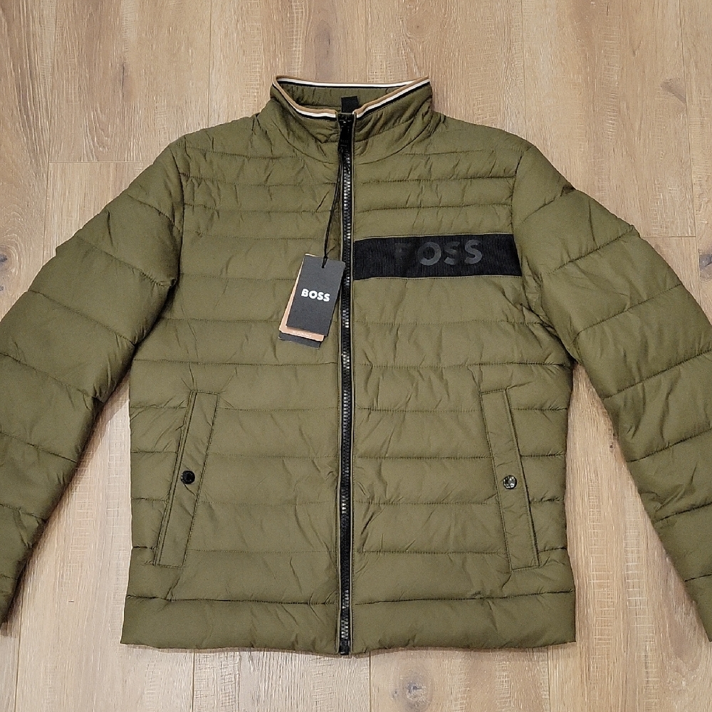 NWT BOSS Mens Darolus Lightweight Quilted Jacket Size S - Picture 6 of 14